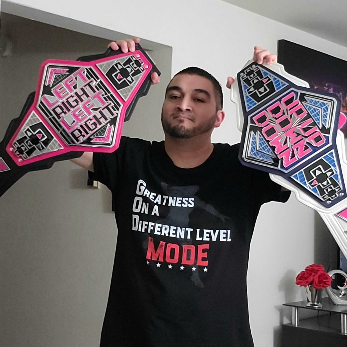 ReyRod84's tweet photo. @AustinCreedWins @TrueKofi @WWEBigE @MmmGorgeous THE UNDISPUTED UP UP DOWN DOWN LEFT RIGHT LEFT RIGHT CHAMPION!!! https://t.co/WLV413OoNC