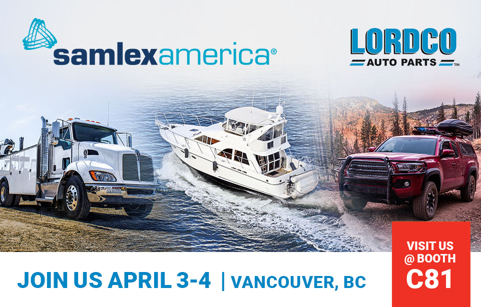 SamlexAmerica's tweet photo. COUNTDOWN IS ON - Only 3 days until the @LordcoParts Ltd. 33rd Annual Tradeshow in Vancouver, BC! Join Jeff, Laura and Linda at booth #C81 to learn about the latest Samlex mobile power products.
For show info visit: https://t.co/qmbOPXrGZp
#lordco #samlexamerica #samlex https://t.co/YZoIB5z1jk