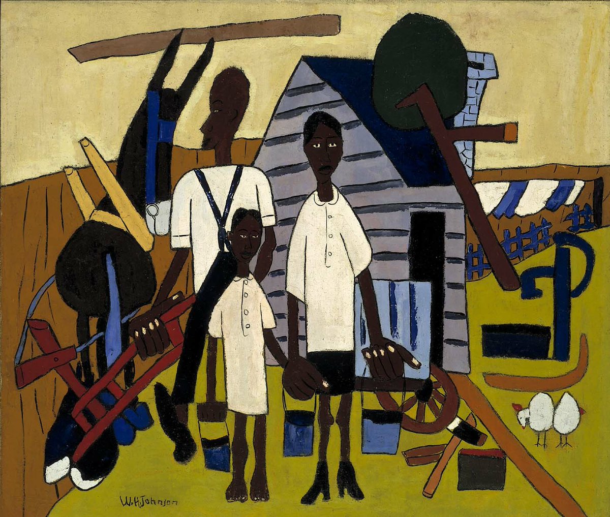 ArtistWHJohnson's tweet photo. Early Morning Work, 1940 #johnson #williamjohnson https://t.co/Zu1Xa5yYbz https://t.co/Qc17xMj4Dd