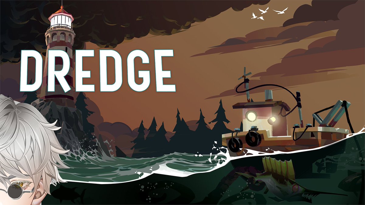 #VTuberUprising #VtubersEN #DREDGE 

The nice thing about Fluid Fridays, is we can try this spankin' new #HPLovecraft Fishing Game! in approx. 2 hrs at 7:00pm CDT (03/31/2023)! Reminder, just a short  stream tonight!

twitch.tv/von_loch🤍🖤