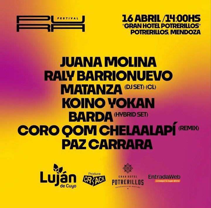 🎤| Paz se estará presentando en Mendoza el 16 de Abril en el Festival Pura.

🎟️ Entradas ya a la venta: entradaweb.com.ar/index.php?r=si…