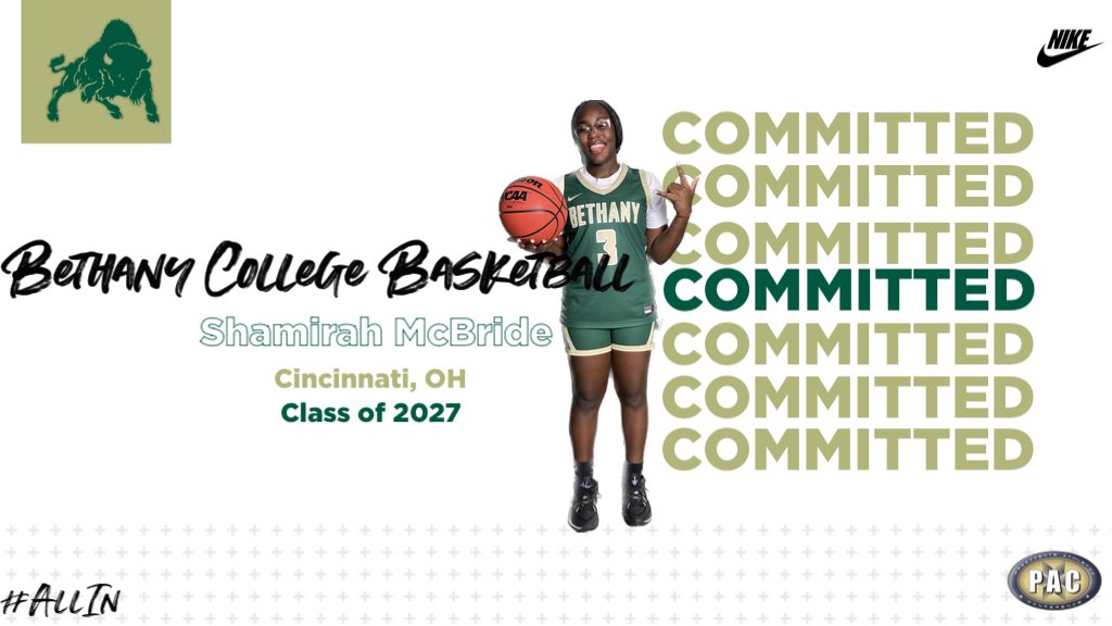 I just want to thank all the schools that recruited me. I will be furthering my academic and athletic career at Bethany College. #GoBison