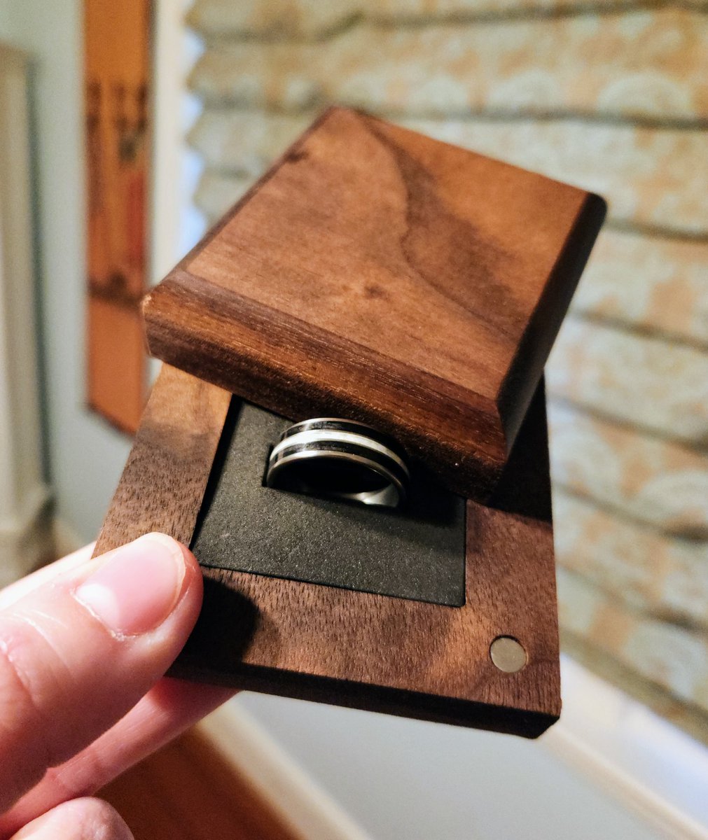 bethann9319's tweet image. @RusticAndMain we love your work!! My fiance is so excited to wear one of your rings 😊 85 days til he does 💒