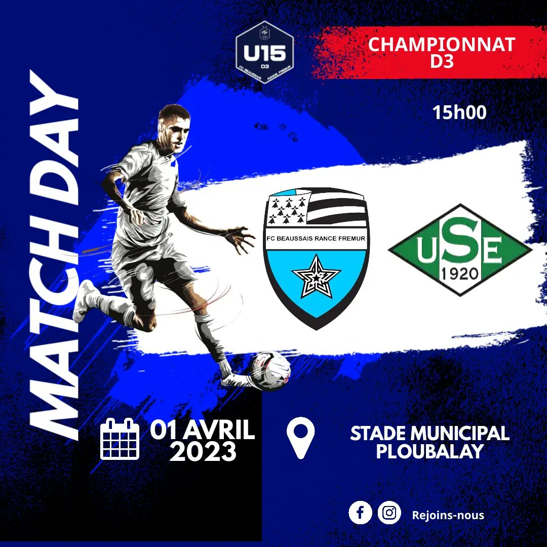 FCBeaussaisRF's tweet photo. Retrouvez le programme du Pôle animation et Pré-formation

U11 A 🆚 @dinanlehonfc 1
U11 B 🆚 Val d'Arguenon Fc
U11 C 🆚 @PAFC_22130 

Pôle Pré-formation
Coupe secteur 4 Tour 2 🆚 U13 A,B,C

U15 A 🆚 @LoudeacOSC 1 (reporté)
U15 B 🆚 Us Erquy 1 https://t.co/TJVL8jSzdd