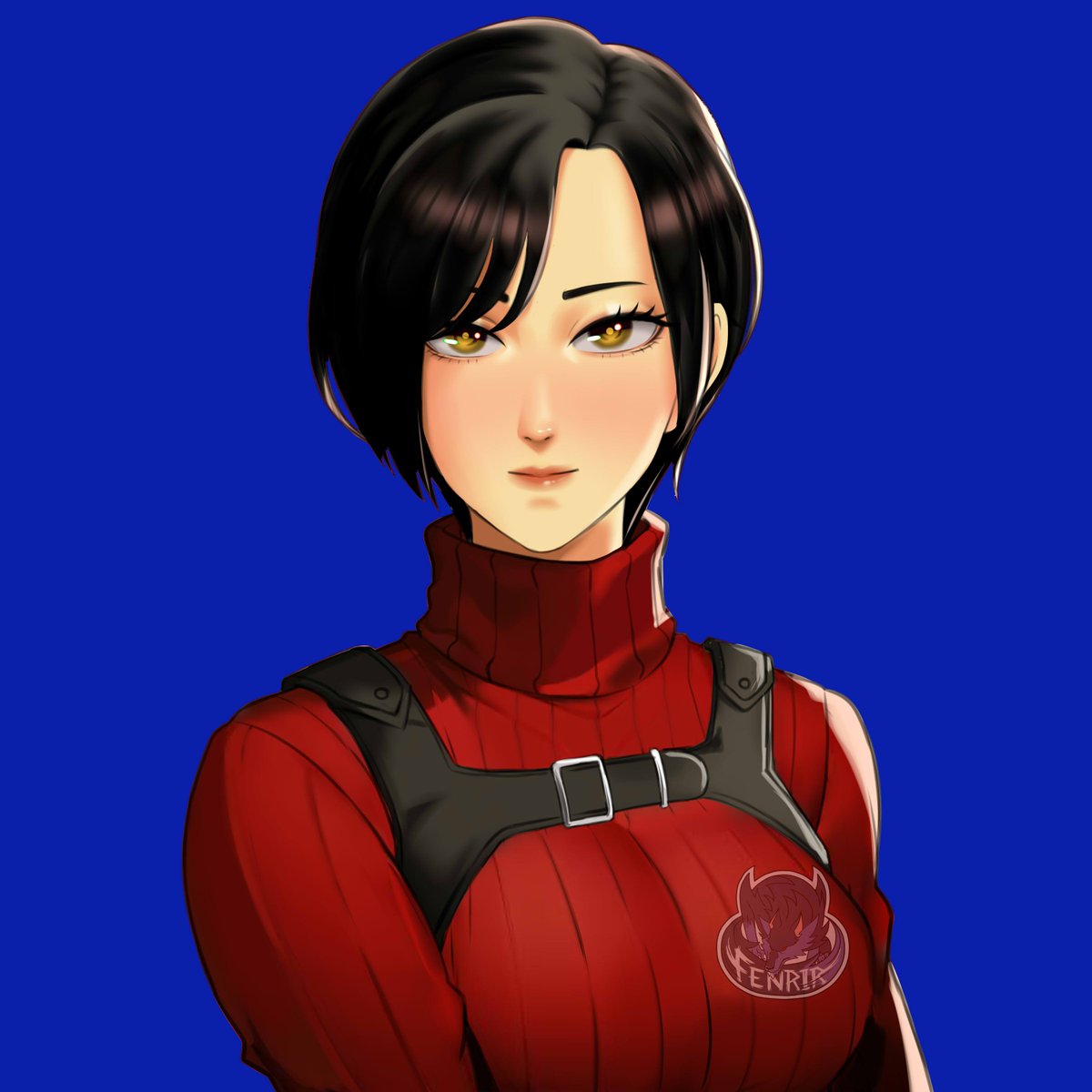 I've never drawn #adawong even tough is one of my crushes for gaming, my biggest crush if you ask me   u w u
#ResidentEvil4Remake  #digitalartwork #FanArtFriday  #ArtistOnTwitter