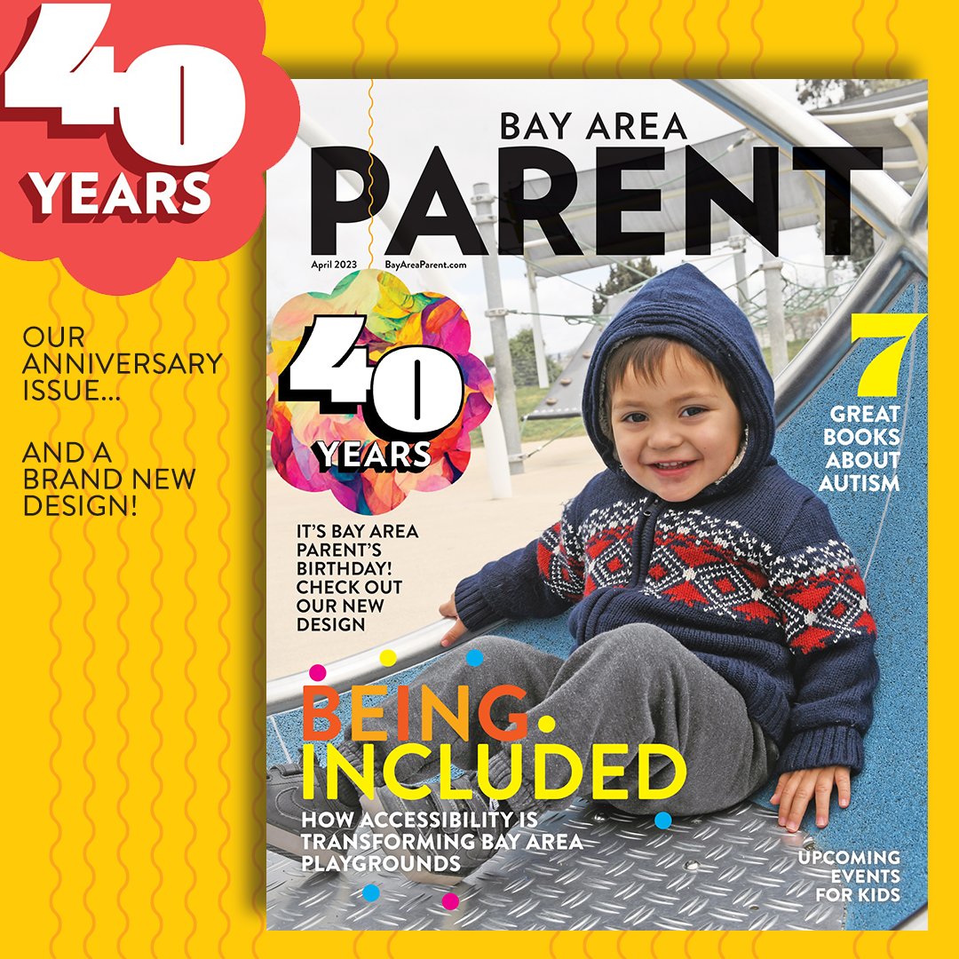 BayAreaParent's tweet photo. Happy birthday to us! We're welcoming in our 40th anniversary with a brand new redesign and a special recap in our April issue. Talk a walk down memory lane with us as we revisit the best of the past four decades of #BayAreaParenting.

Read here: https://t.co/8LOQx1piVK https://t.co/3fj0h5v5Br