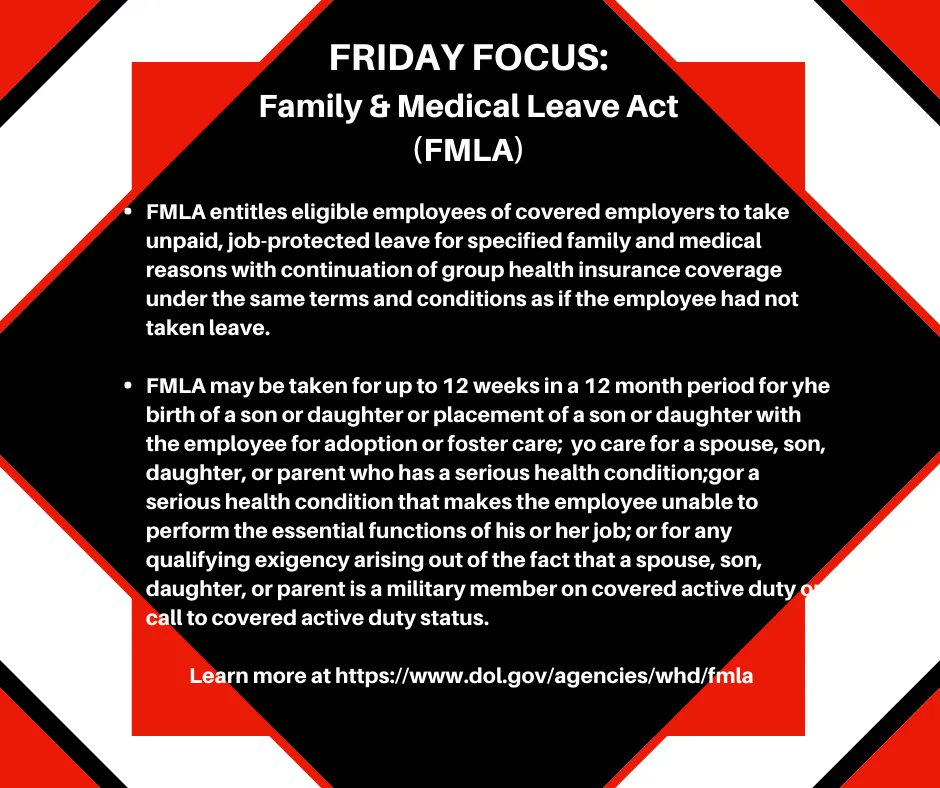 EAFHRForum's tweet photo. #FridayFocus - FMLA https://t.co/MbBWpIeupN