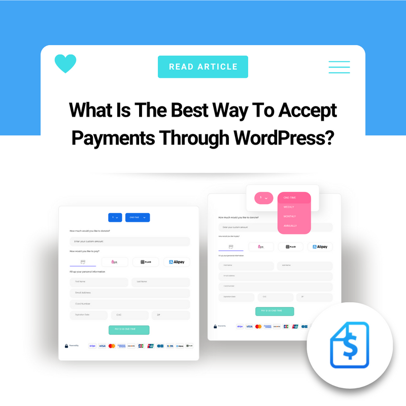 getpaymentpage's tweet photo. ๐ป WordPress is one of the most famous platforms to host your website. However, you will also need a way to process payments.
Check out the best ways to accept payments on your WordPress website: ๐
https://t.co/X8dmt1gtG1
#WordPress #PaymentForm #PaymentOptions https://t.co/g7DUTQZWue