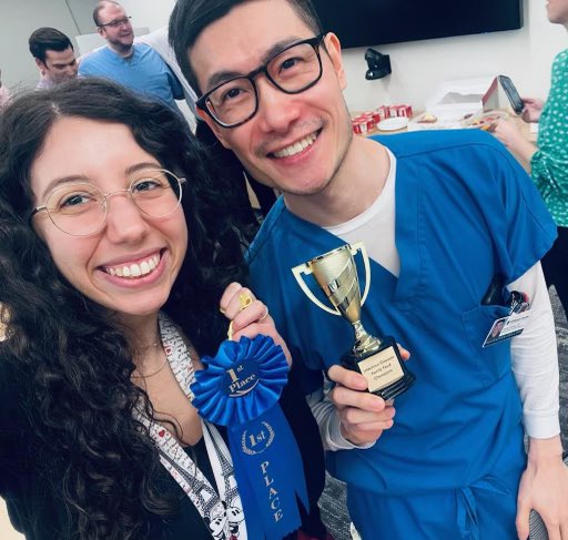 jeffIDfellows's tweet photo. We may be a family, but sometimes we feud 🤓

3rd Annual ID Family Feud today!

🥇Winners: the senior fellows’ team “the Burning Sensations”

🦠Honorable mention: the first year fellows’ team “Mycobacterium Glowackis” (in honor of our beloved first year fellow, Dr Joe Glowacki) https://t.co/gAduUNc0JC