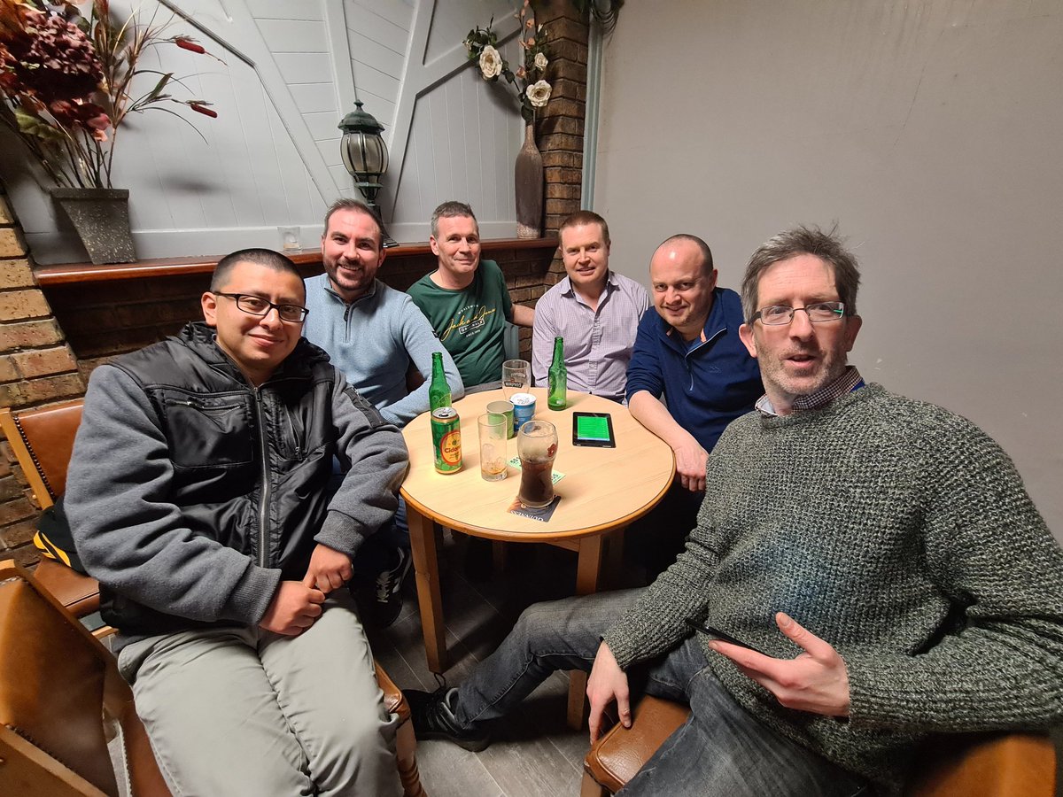 The winners of tonight's quiz were a team from the Dads and Lads. They kindly donated the prize money to the Juvenile club.