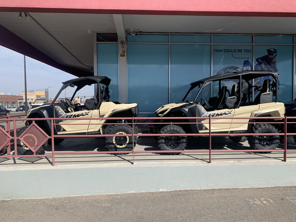 Wachryan's tweet photo. @DeionSanders @deionsanders I work at GForce Powersports in Lakewood CO. We have you covered! Don’t settle for used and one not in your proper colors. We will work it out! Which one do you want? https://t.co/FOCxwIj8CY