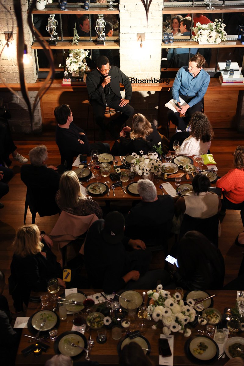 BloombergLive's tweet photo. Wednesday we were joined by @Netflix' Ted Sarandos, @TiffanyHaddish, @VanityFair's @natjarv, &amp; more for an intimate dinner in LA to launch #BloombergScreentime. Learn more about October's event on the future of media and entertainment here! 
https://t.co/2N2Vx60dqu https://t.co/gHaBtv9PKI