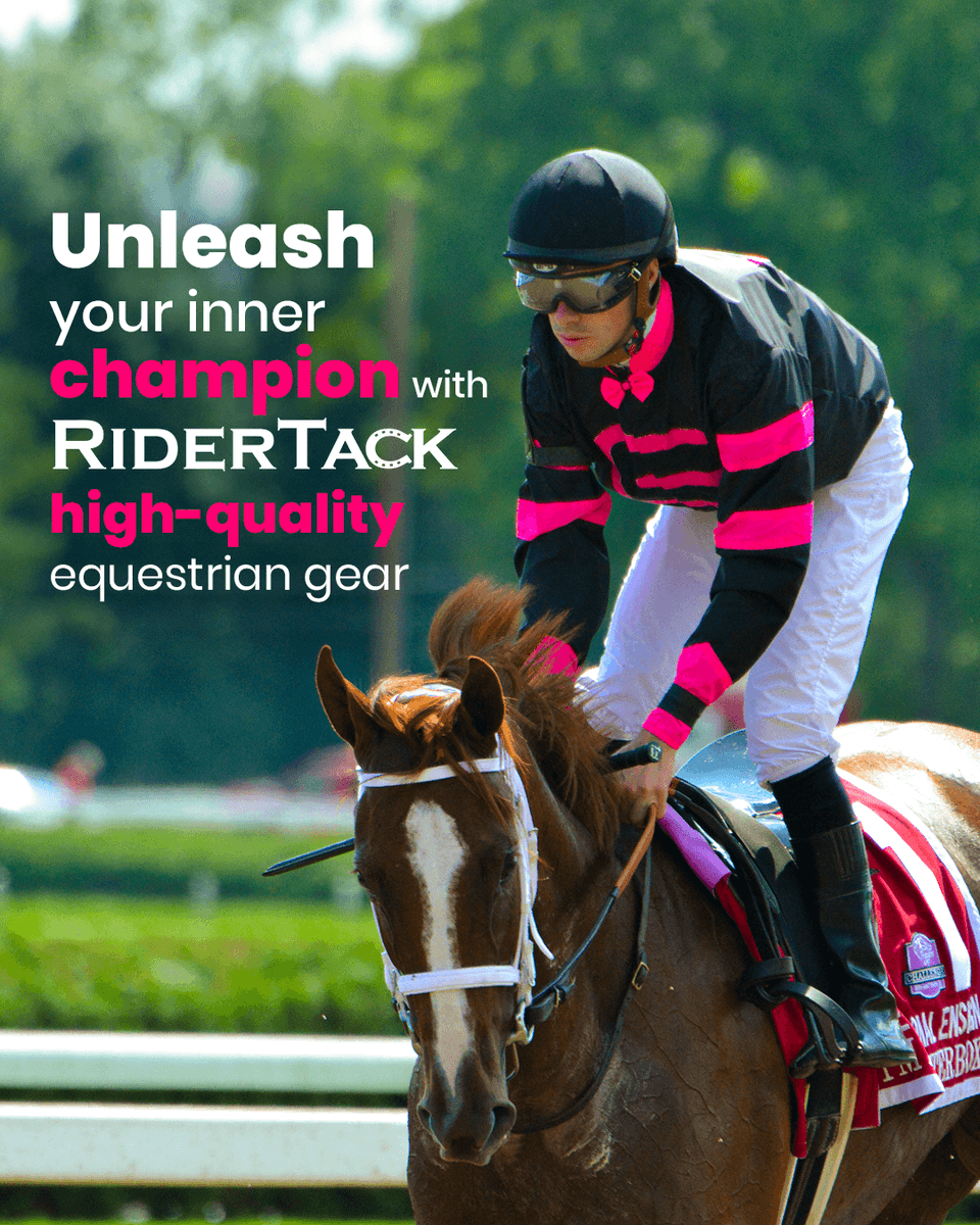 RiderTack's tweet photo. When it comes to #equestrian gear, quality is everything. That's why, at @RiderTack, we use only the finest materials and expert craftsmanship to create products that are built to last
#RiderTack #HorseRacing #Jockey #Jockeys #JockeyEquipment #JockeyApparel #RideBetter #RideSafe https://t.co/BazuW6ijGm