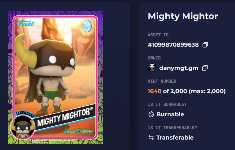 danymaggot12's tweet photo. Team Mighty?!? @DanFunko #Funko #FunkoNFT #FunkoCollector #HB2 #MightyMightor :D https://t.co/wtvWzQFAFD