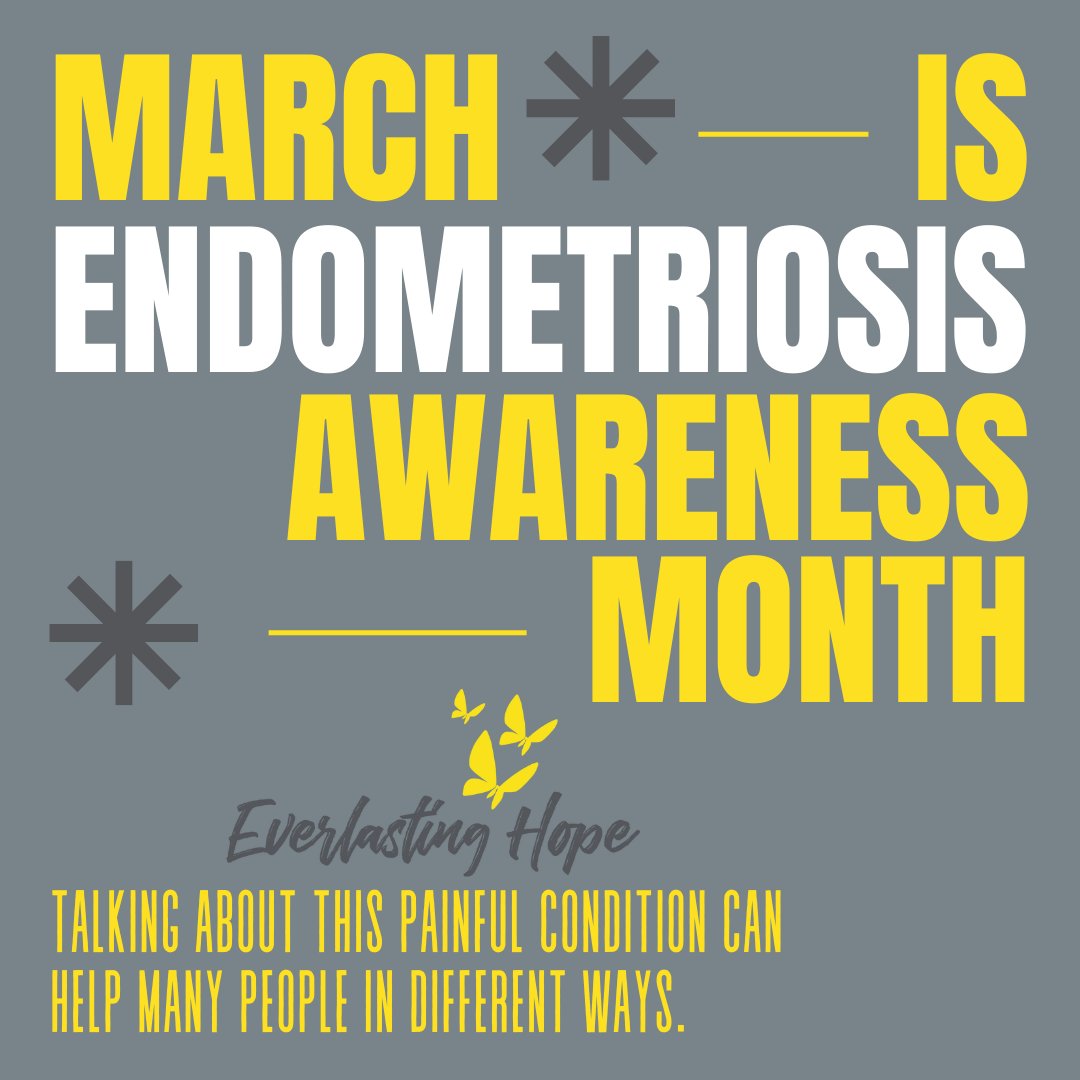 raisinghopend's tweet photo. Today is the last day of Endometriosis Awareness Month. Take a moment to share about Endometriosis today to build awareness and help in getting more people asking questions with their primary care physician. https://t.co/QHoGpahdiU