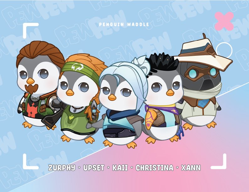 penguwadval's tweet photo. 🚨ROSTER ANNOUNCEMENT🚨
Please welcome your Penguin Waddle 2023 Game Changers Roster! Catch us wadding on April 4, 2023 in Open Qualifiers
🐧@zurphyfps
🐧@upsetval
🐧@KAIISSEL
🐧@christlii_
🐧@nolonger
👨🍳@CoffeemakerVal
📋@joyfpss & @mini_smols
#PENGUWIN https://t.co/hQpHRmJkhF