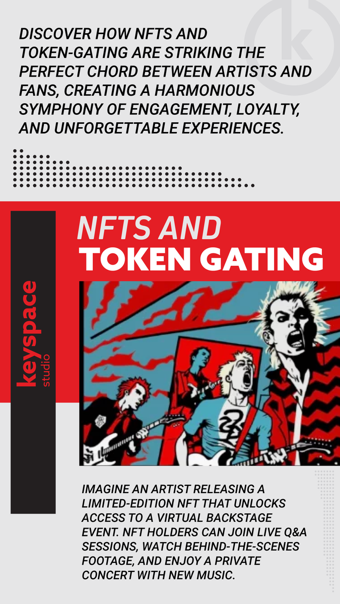 KeyspaceStudio's tweet photo. 🤘Create encore-worthy experiences with the help of #NFTs and Token-gating.

[click images to expand] https://t.co/JpAzfj9RYa