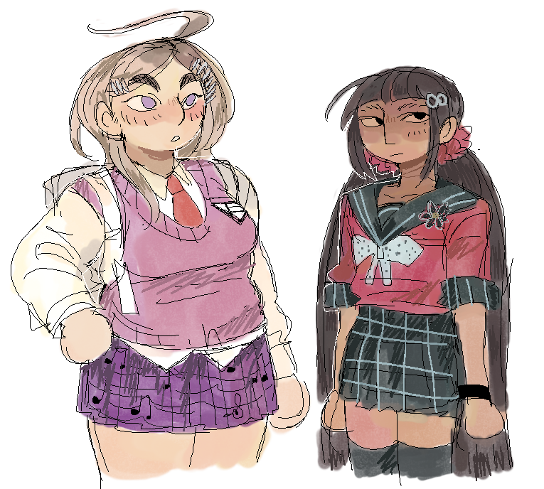 [drv3] some dangan girlies from memory its been a lil while 
