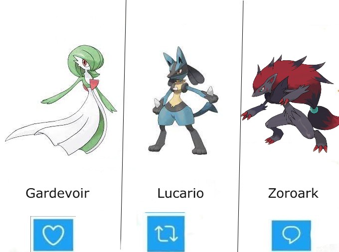 arkclaimer's tweet image. what is your favorite humanoid Pokemon?