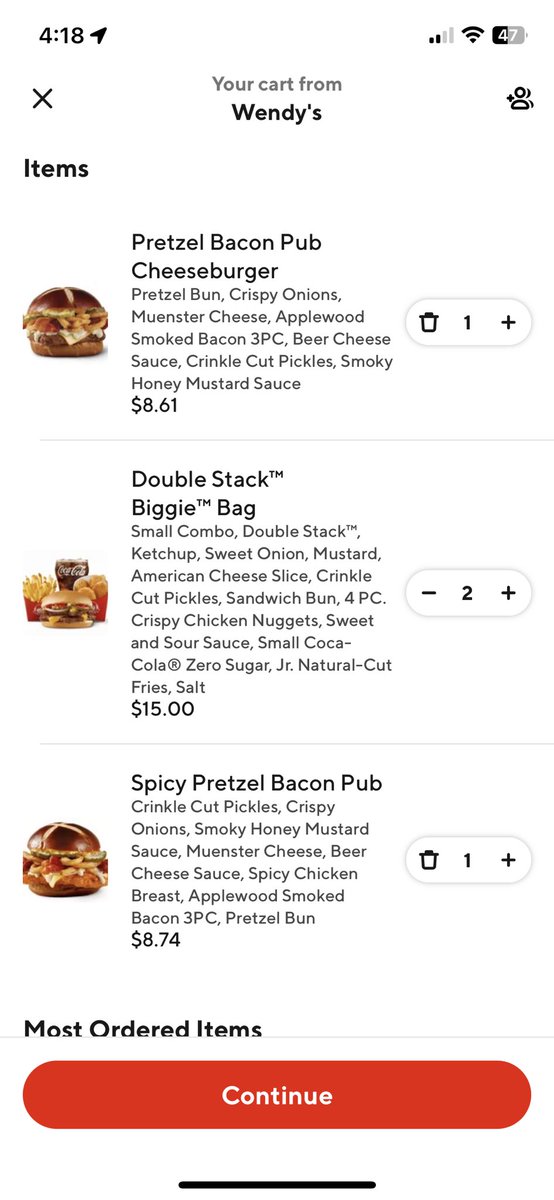 VanessaFierce's tweet photo. @Wendys @DoorDash your guaranteed $30off isn’t working… https://t.co/RyZcUqvuG6