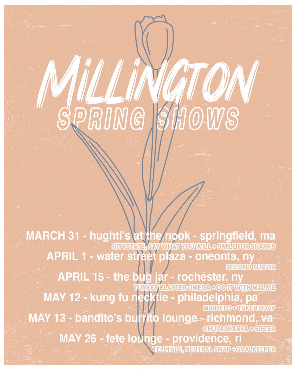 Millingtweets's tweet image. SPRING HAS SPRUNG heres where u can catch us
