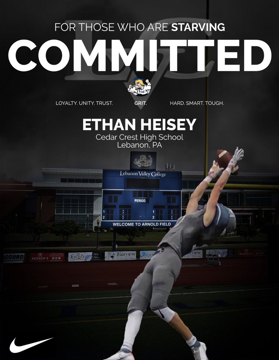 Excited to announce my commitment to <a href="/LVCFootball/">LVC Football</a> to continue my athletic and academic career. Thank you to my family, teammates, and coaches for all the support! #Godutchmen <a href="/CoachThompsonCT/">Chris Thompson (Coach T)</a> <a href="/CoachKrall7/">Coach Krall</a> <a href="/joebuehler_lvc/">Joe Buehler</a>