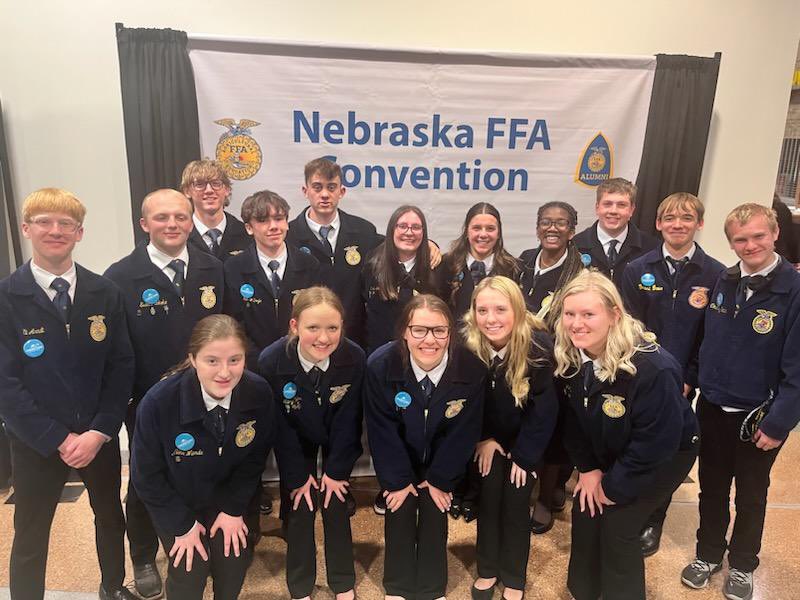 hawksffa's tweet photo. The Hampton FFA Chapter took on State Convention with the top 16 FFA students! Our meats, livestock, and food science teams competed this week! The convention was a success and we cannot wait till the next time!💙 https://t.co/E24wTGAMJv
