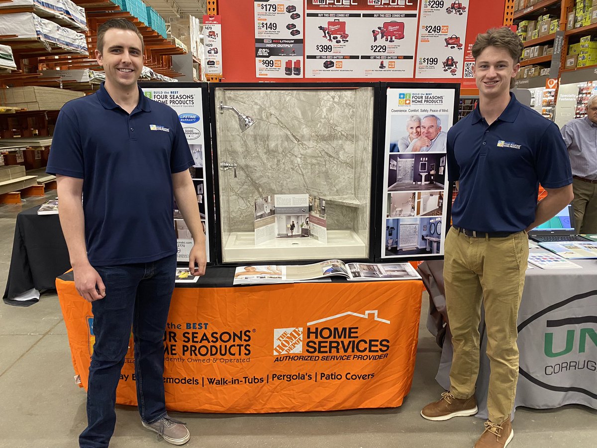michaeldatknson's tweet photo. A big thanks to some of our awesome vendors #behr Timbertech, Armadillo, Four Seasons Home Products that partnered with us for #ProAppreciationWeek at #TheCastle2201
Let’s go Pro! @HinckJ @TheCastle_2201 @hovester577 @RyanLar56392521 https://t.co/CTib1pCpDN