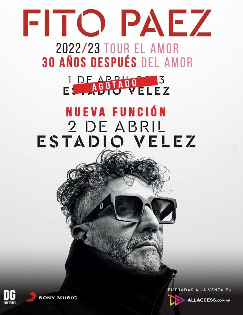 Sebasvalentini's tweet photo. Viernes 19:35
Fito Páez está probando sonido en estos momentos y suena realmente tremendo.
La prueba se escucha a varias cuadras del estadio de Vélez.
El rosarino y su banda ultiman detalles para dos noches históricas.
#EADDATour
#EADDA30Años https://t.co/VVwvO4ndsX