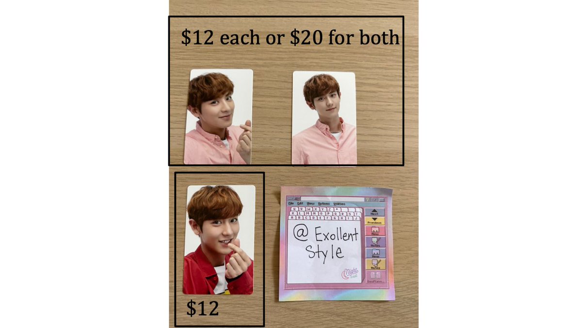 ExollentStyle's tweet photo. WTS More Official EXO Chanyeol PCs https://t.co/jvRHtptVmU