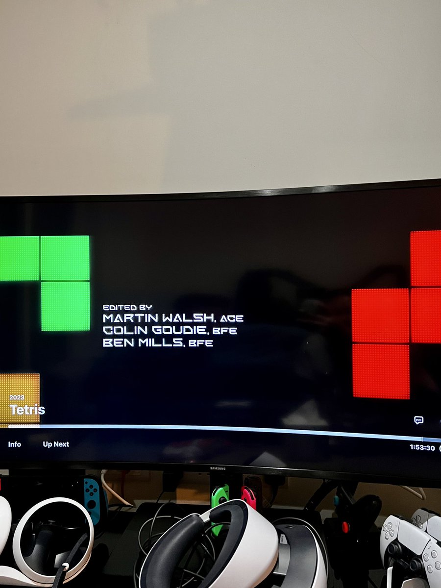 Congratulations to my very talented pals <a href="/benjaminmills/">Ben Mills BFE</a> &amp; Col Goudie for their incredible work on this absolutely phenomenal film! What a joy to watch. 10/10 would recommend - go to @AppleTVPlus immediately and watch this! #Tetris