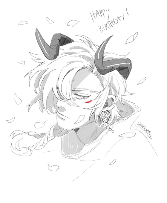 Bday boy for @healinggremlin ! go wish them both a happy (early) birthday!! #tmtobirthday 