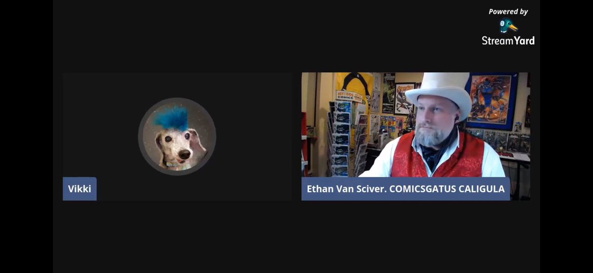KRCompanion's tweet photo. @EthanVanSciver Every time I see Vikki open her trap, all I can picture is a yappin' mutt with a blue mohawk barking BS for attention getting absolutely destroyed by you on #ComicArtistProSecrets. ๐
The more things change, the more they stay the same and yet #Cyberfrog is still #winning. ๐ธ๐ https://t.co/vSfNBGJi3m