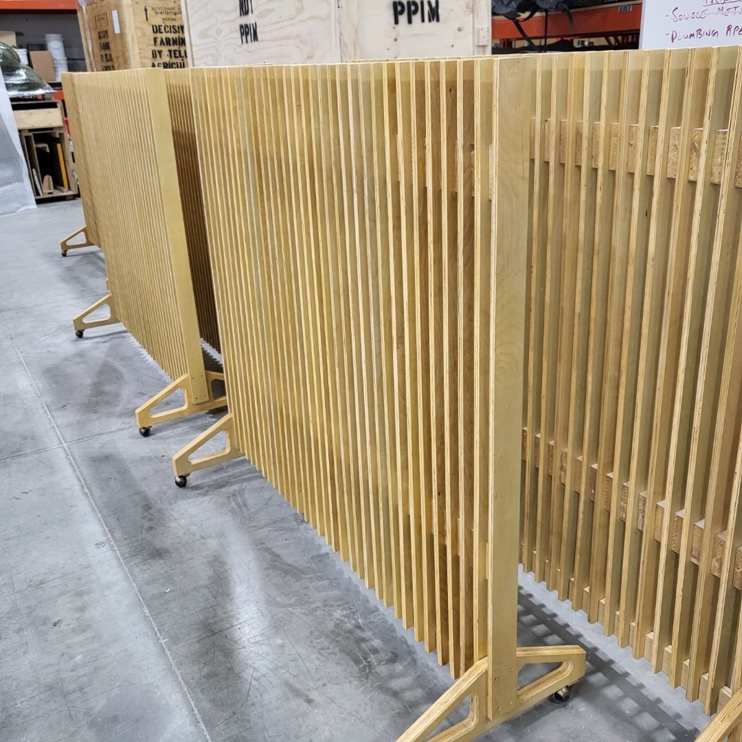 Skyline_AB's tweet photo. Masterful craftsmanship by our custom fabricator. Here is a glimpse of the near-finished product for one of our client's offices. 
.
.
.
#skyline #skylineexhibits #pacificgroupdisplays #events #custom #design #event #exhibit #signage #furniture #customfabrication #DIY https://t.co/1A3t3Kyblm