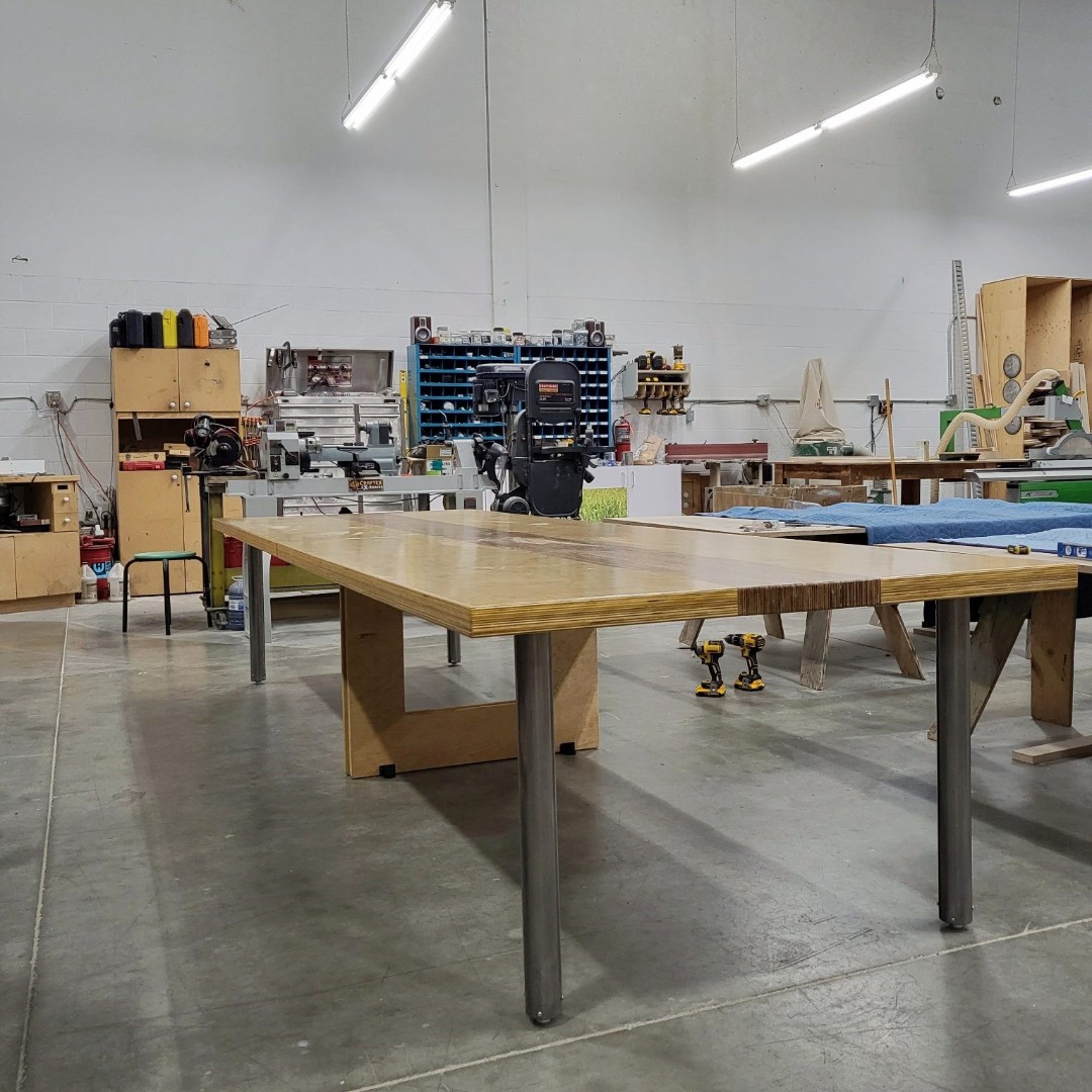 Skyline_AB's tweet photo. Masterful craftsmanship by our custom fabricator. Here is a glimpse of the near-finished product for one of our client's offices. 
.
.
.
#skyline #skylineexhibits #pacificgroupdisplays #events #custom #design #event #exhibit #signage #furniture #customfabrication #DIY https://t.co/1A3t3Kyblm