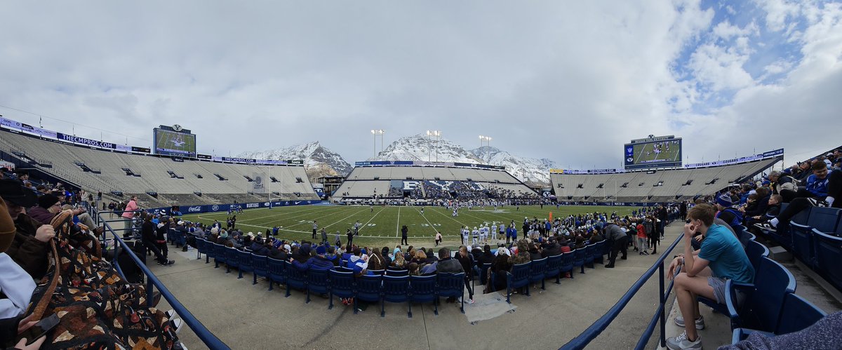 BYU_CJ's tweet photo. Not a bad day at all... #BYUFOOTBALL #Springame #Big12 https://t.co/BVhJ93XkLm
