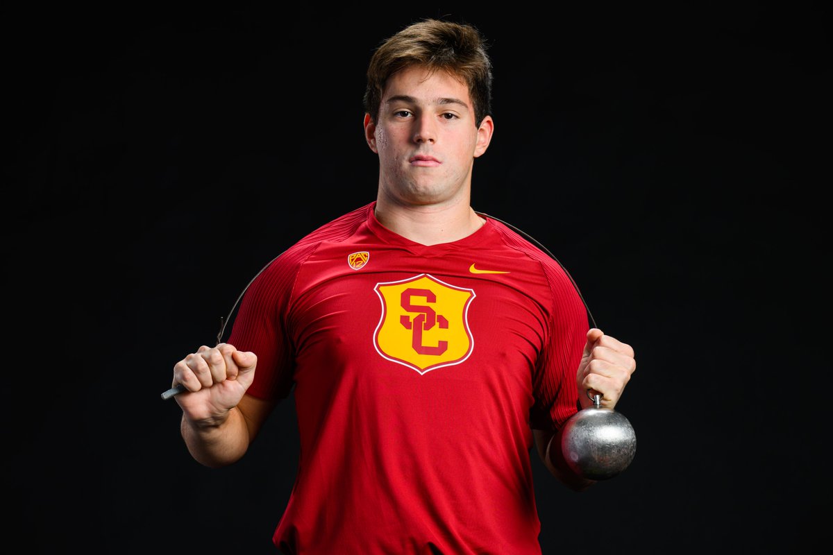 USC_Track_Field's tweet photo. 𝐌 𝐇𝐀𝐌𝐌𝐄𝐑 𝐓𝐇𝐑𝐎𝐖 (𝐂𝐎𝐋𝐋𝐄𝐆𝐄)

Nikolaos Polychroniou placed 4th with a best throw of 67.16m (220-04)

Christian Johnson placed 6th with a best throw of 65.63m (215-04) https://t.co/kpe766ZsJ2