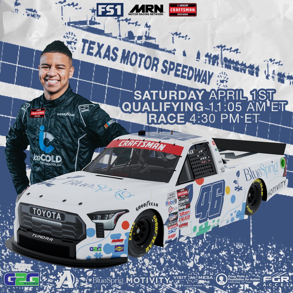 fgrACCEL (@fgraccel) on Twitter photo Huge weekend for our drivers! <a href="/ArmaniWilliams_/">Armani Williams</a> makes his season debut at <a href="/TXMotorSpeedway/">Texas Motor Speedway</a>. But first, <a href="/Joegrafjr/">Joe Graf Jr</a> is back in the #19 and <a href="/chrishacker_/">Chris Hacker</a> makes his Xfinity debut at <a href="/RichmondRaceway/">Richmond Raceway</a>. You don't want to miss a lap! Huge weekend for our drivers! <a href="/ArmaniWilliams_/">Armani Williams</a> makes his season debut at <a href="/TXMotorSpeedway/">Texas Motor Speedway</a>. But first, <a href="/Joegrafjr/">Joe Graf Jr</a> is back in the #19 and <a href="/chrishacker_/">Chris Hacker</a> makes his Xfinity debut at <a href="/RichmondRaceway/">Richmond Raceway</a>. You don't want to miss a lap!