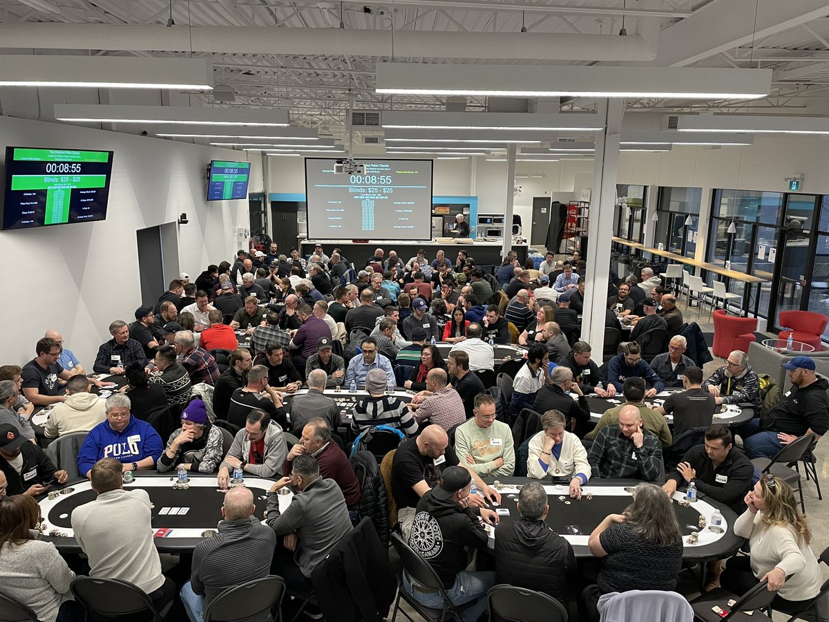 WaterlooPoker's tweet photo. We are so back! #Waterloo 💪😎 https://t.co/yxJeDX9fil