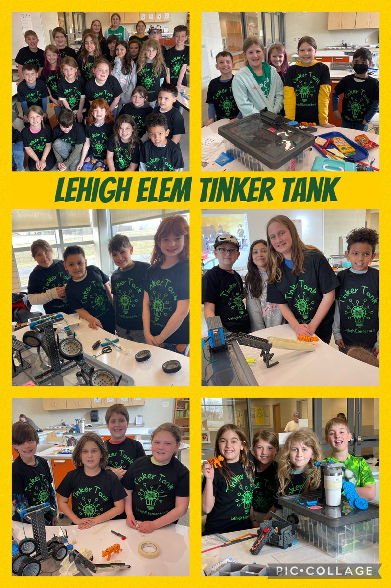 NASDTechCoach's tweet photo. How time flies! It seems like in a blink of an eye our #TinkerTank #STEAM club @LehighElemNASD came to an end. Ss learned about simple & complex machines, design engineering, & practice collaborating with others. #kkidslearn #kkidpride #STEM #PASTEM https://t.co/zk7EDySFqv