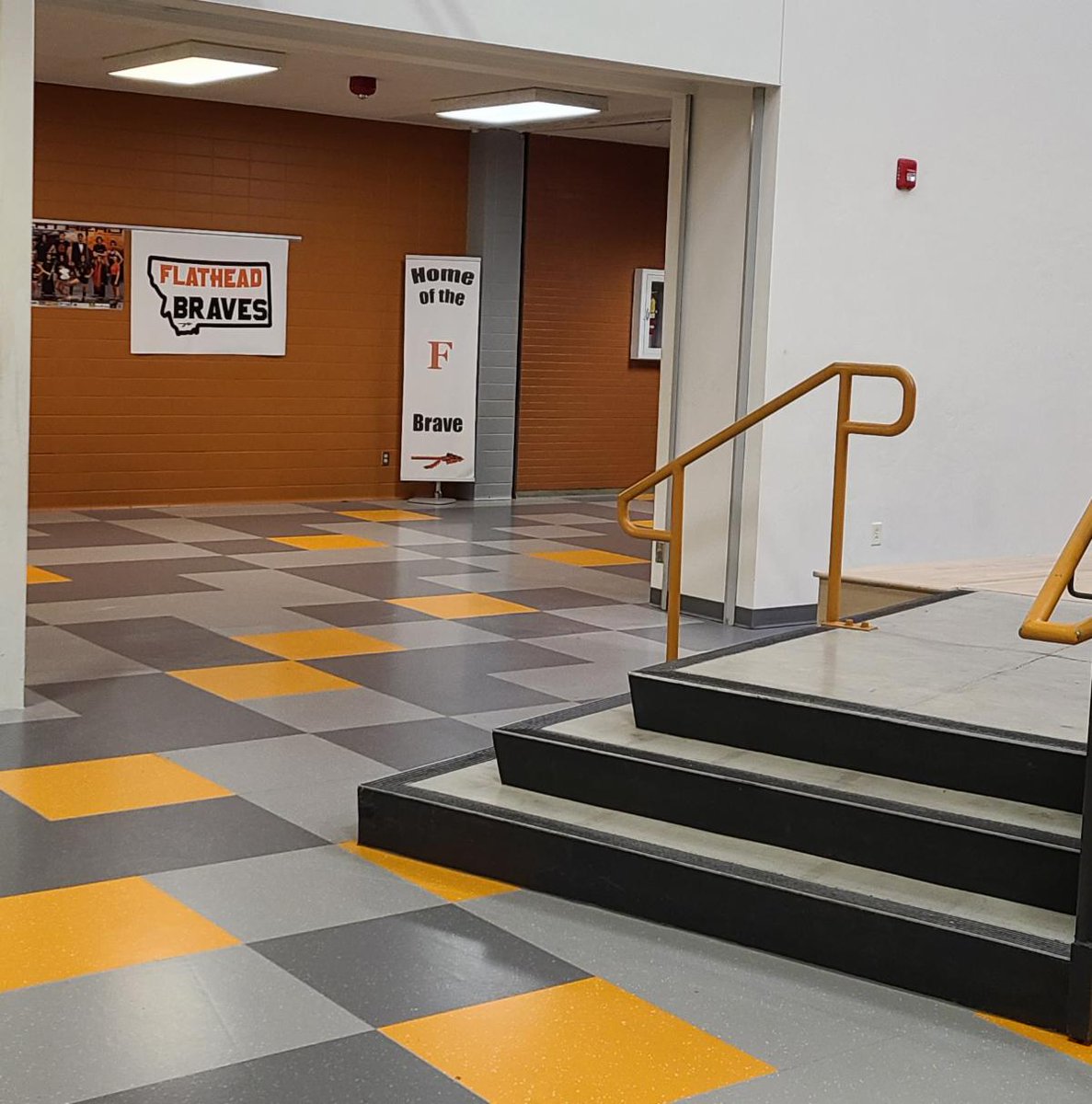 Flathead_HS's tweet photo. The halls are quiet during Spring Break!  Just a reminder that school starts back up on Monday, April 3. https://t.co/ots7ZuYvFD