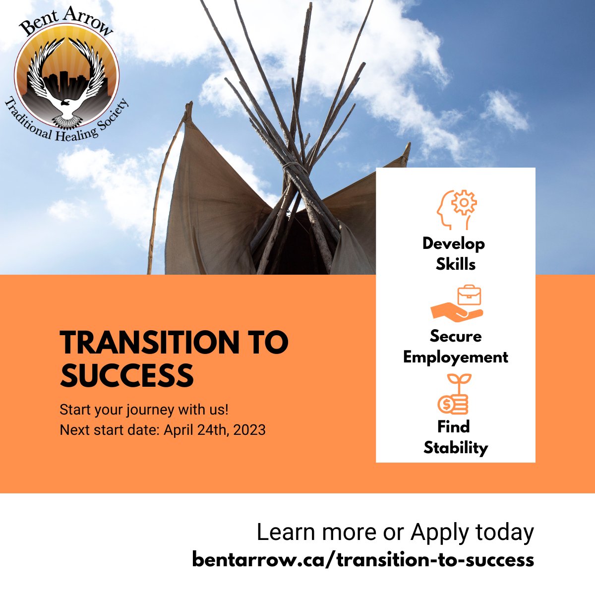 BentArrowYEG's tweet photo. Attention ladies! Are you ready to step into your power and achieve your dreams? Look no further than Bent Arrow's Transition to Success program for women!
Learn more and apply at https://t.co/7HRxb5VoYz
#TransitionToSuccess #BentArrowYEG #WomenEmpowerment #PersonalGrowth https://t.co/sDP6nIsKsc