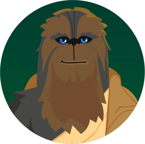 GlynnKilroy's tweet photo. A Wookiee Jedi youngling player character from a campaign of mine in @edge_english's #StarWars #ttrpg. https://t.co/TvpBmVu2oJ