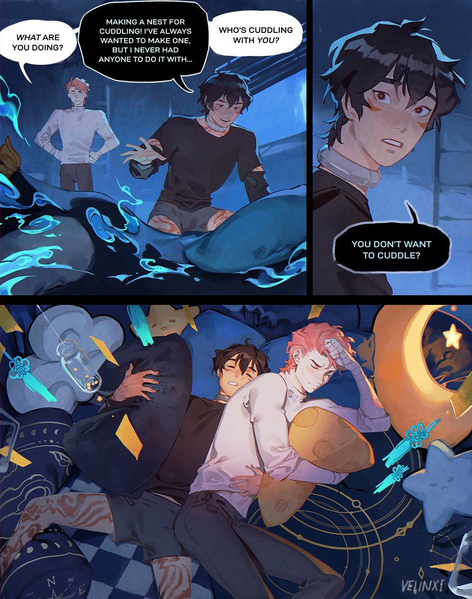 Velinxi's tweet photo. But I made a bed for two... https://t.co/CQtDikVNdD