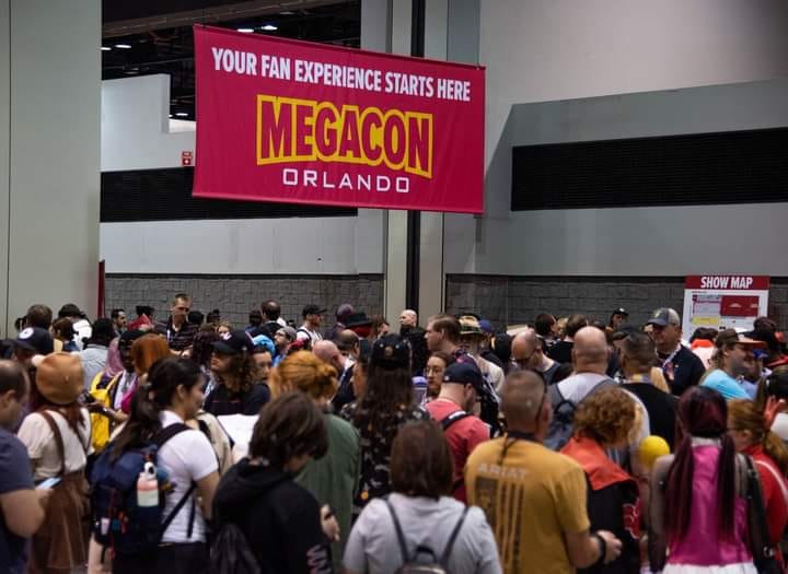 PeaJay_'s tweet photo. A full day of Con, even with a scooter, is still exhausting. Fun times and panels though. Gonna do it all again tomorrow. #MEGACONOrlando2023 https://t.co/B0MjEWvw8B