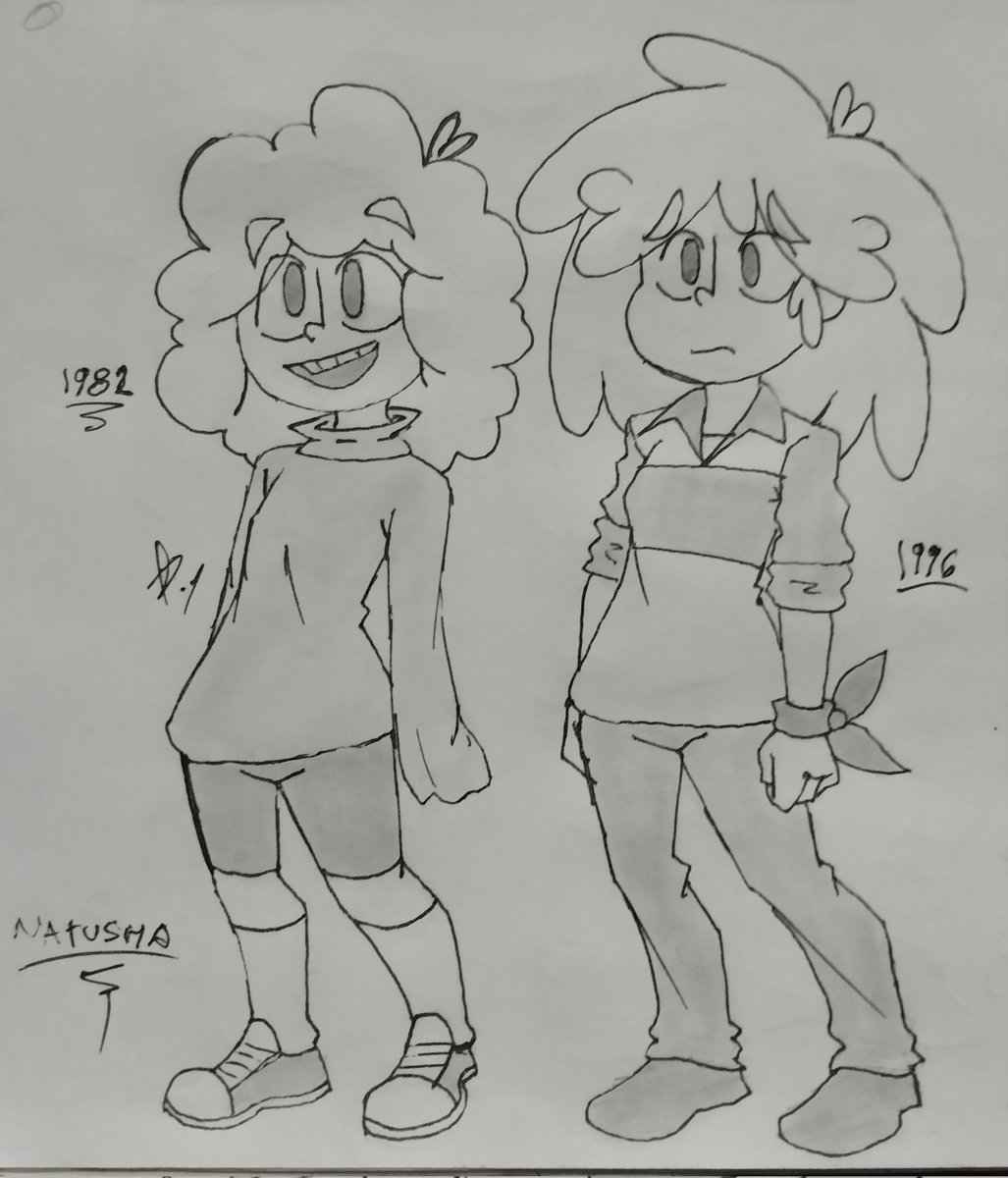 Ezeroblack32's tweet photo. Unos dibujitos de Natusha (mi oc) 🥰
#oc #OC #Natusha #retro #1980s #1990s #traditionalart https://t.co/6CDKSkrRVJ