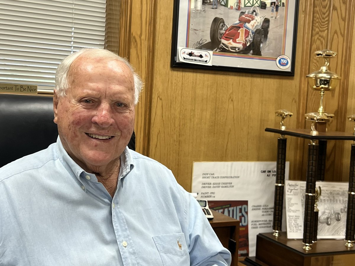 AJFoytRacing's tweet photo. Guess who’s going to be back at the track this weekend? 🙌

#INDYCAR | #PPG375 https://t.co/w9UWOfh9n3