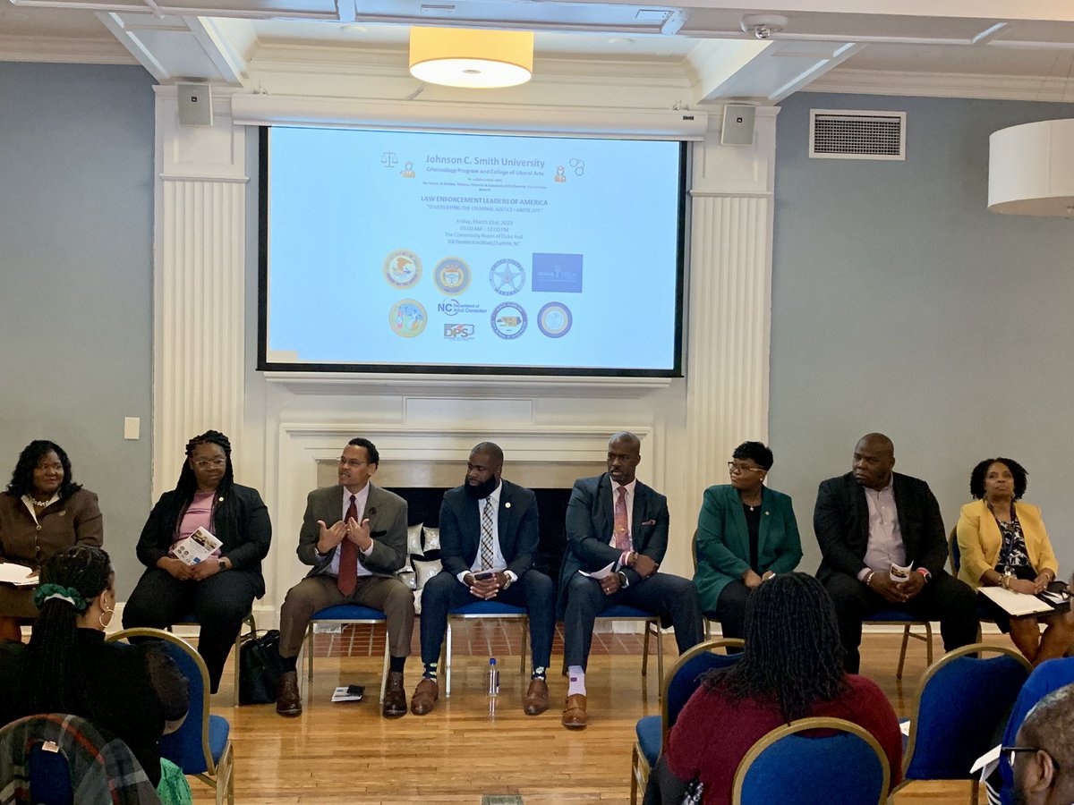 USAttyKing's tweet photo. It was great highlighting the work of criminal justice professionals to @JCSUniversity students. I was encouraged by hearing students discuss their aspirations after college. Diversity is important. Real role models matter. Thanks @ATFCharlotte &amp; @JCSUniversity for this event. https://t.co/rdsUEy0x3G