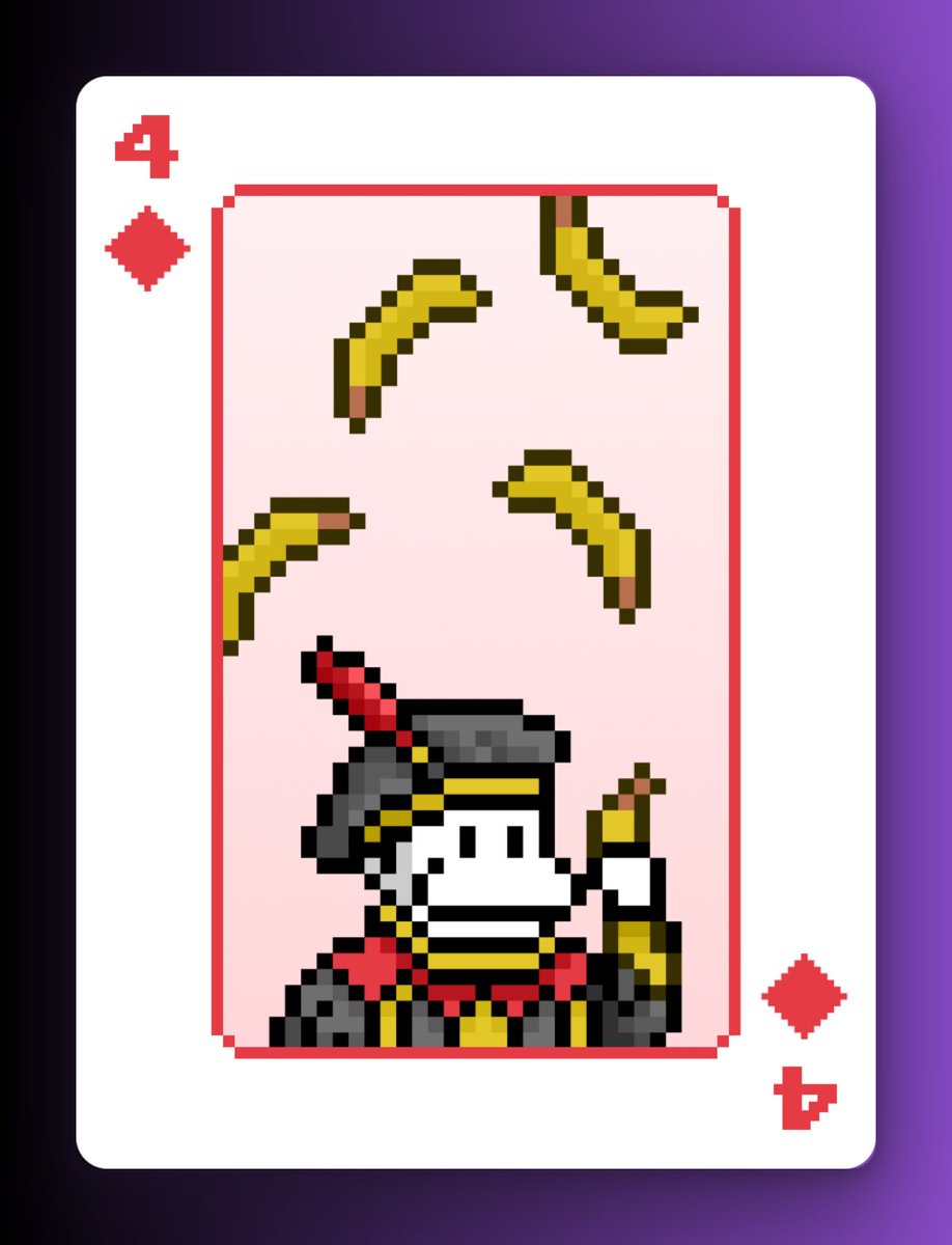 The Four of Diamonds, by @twxcrypto.