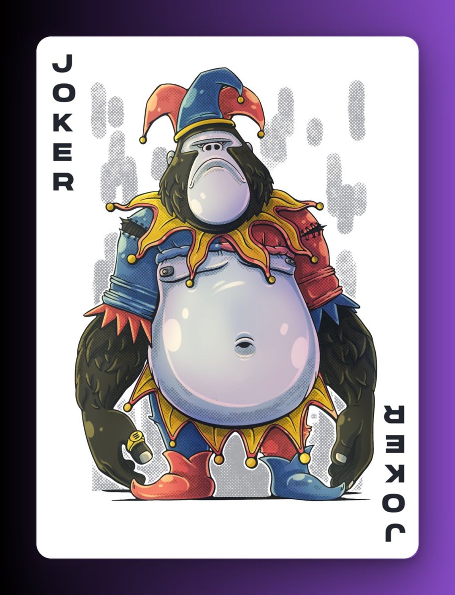 The <a href="/DegenApeAcademy/">Degenerate Ape Academy</a> Joker, by <a href="/hyblinxx/">Hyblinxx</a> &amp; <a href="/monoliff/">Mono</a>.